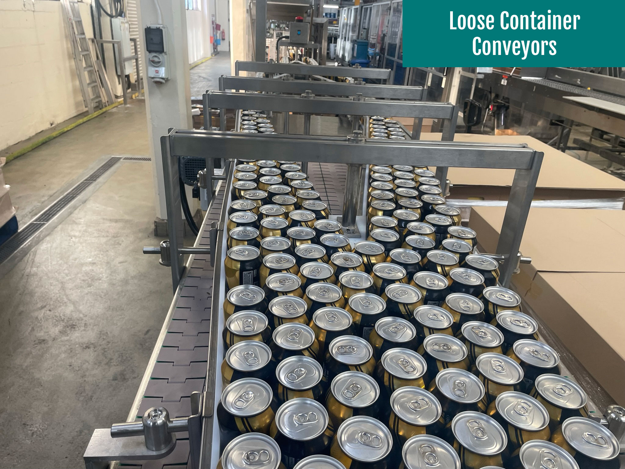 loose container conveyor systems